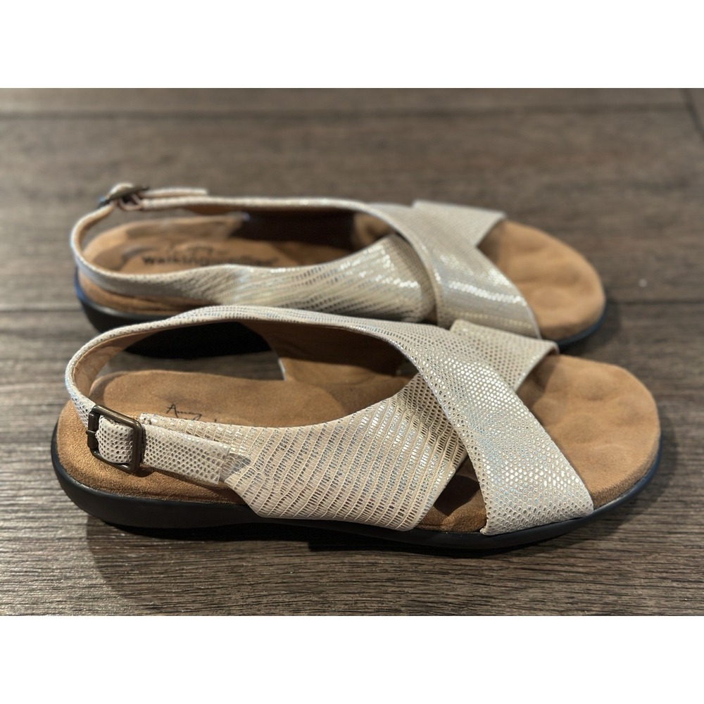 Walking Cradles Sunny Women's Sandal Adjustable Ankle Comfort Sz 8.5 N GUC